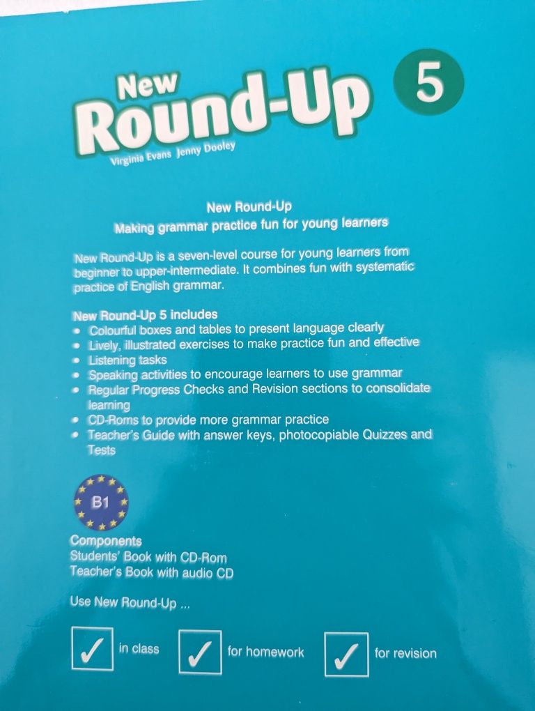 New Round-Up 5 English Grammar Practice Students' Book with CD-Rom