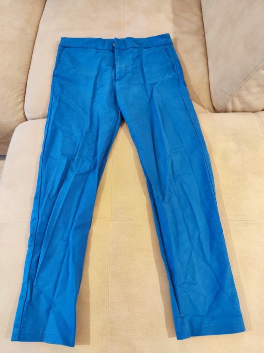 Pantaloni cu dunga, pana la glezna