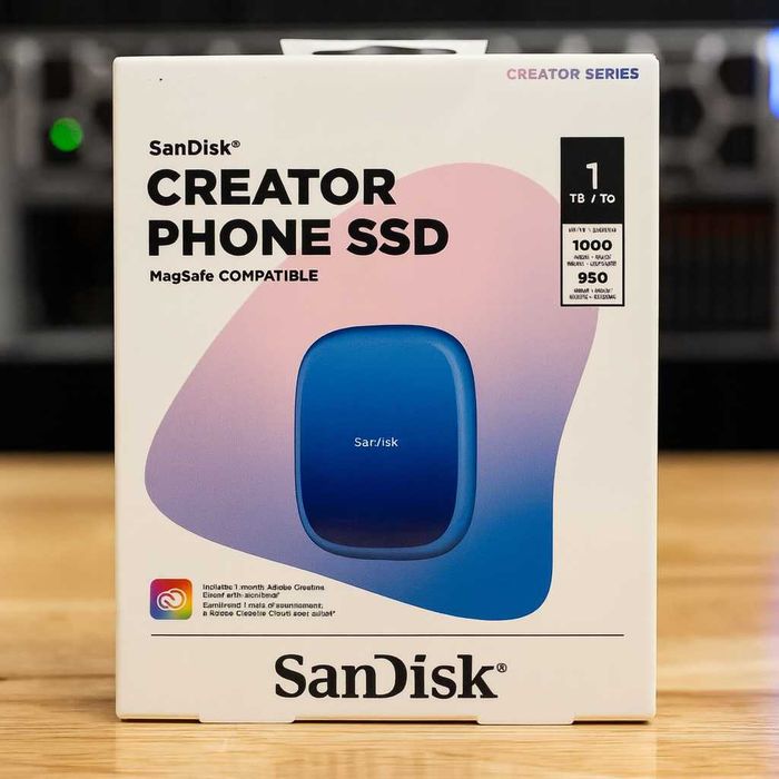 Портативный SSD Sandisk Creator Phone SSD 1ТБ. Есть доставка