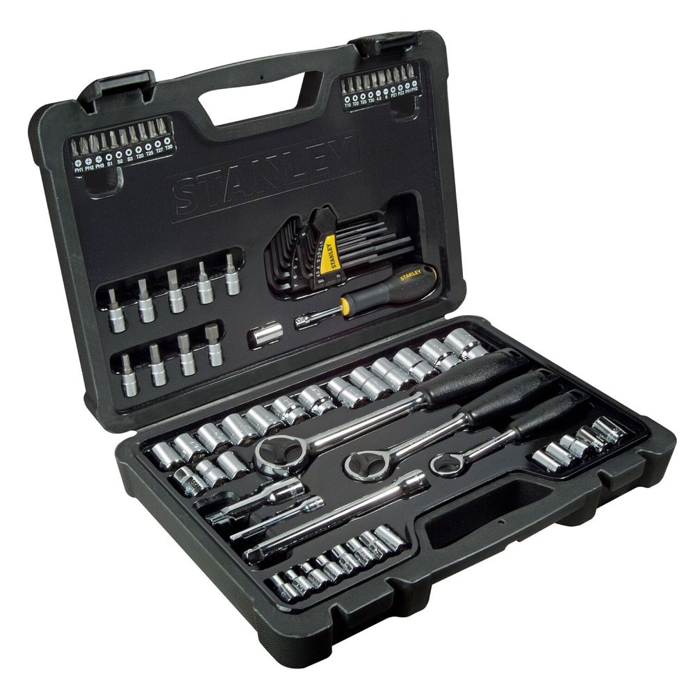 Комплект Гедоре 80 части  STANLEY STHT0-73930 - 1/4″, 3/8″, 1/2″