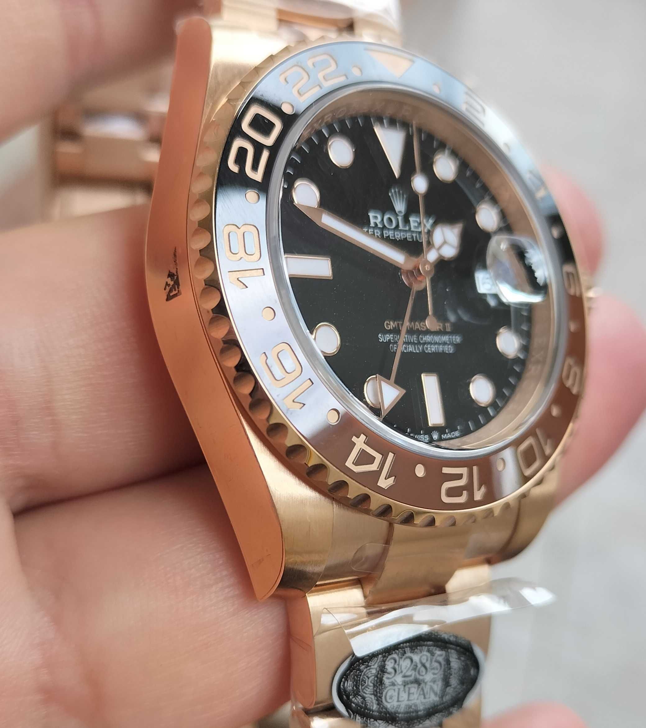 Rolex 40mm GMT Master II 126715 904 Rose Gold Clean DD3285 72h Reserve