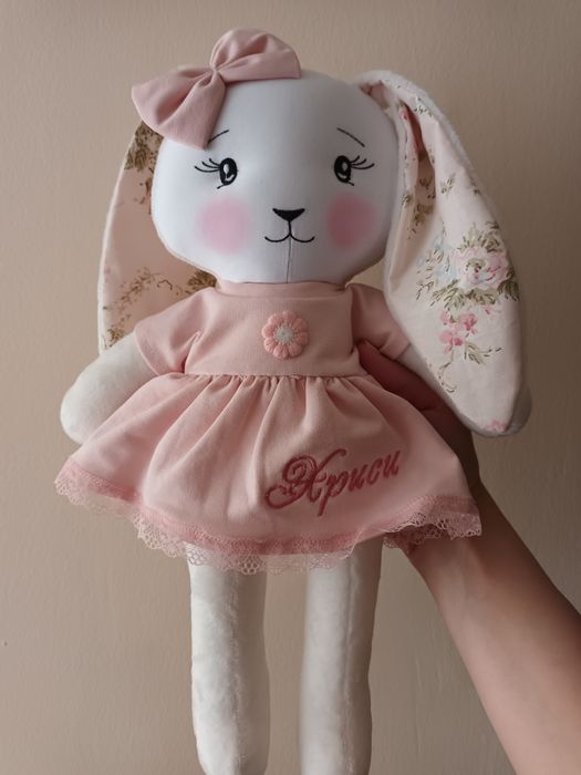 НОВО зайче Хриси ръчна изработка, Спиди/лично предаване