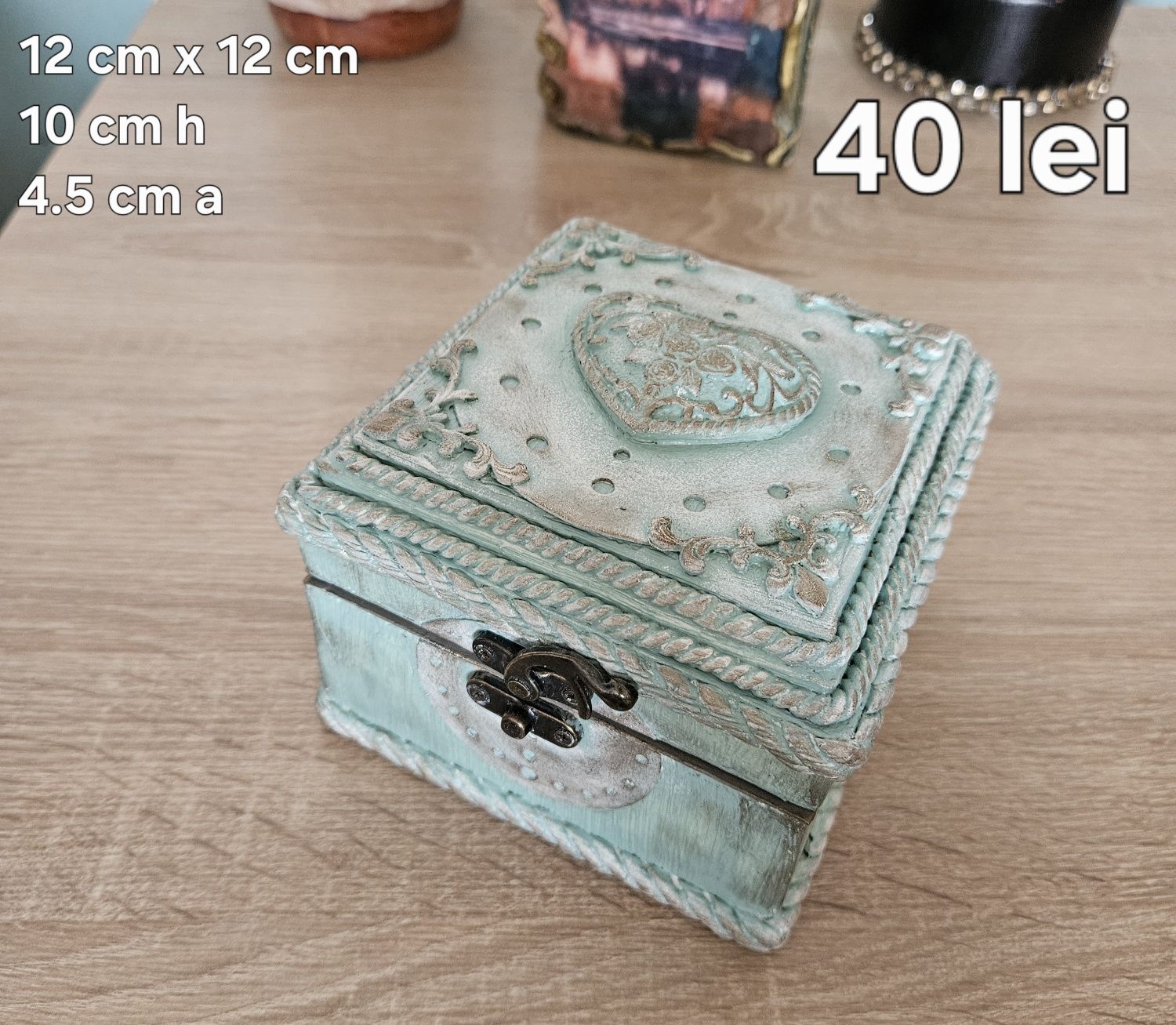 Vând cutii bijuterii handmade