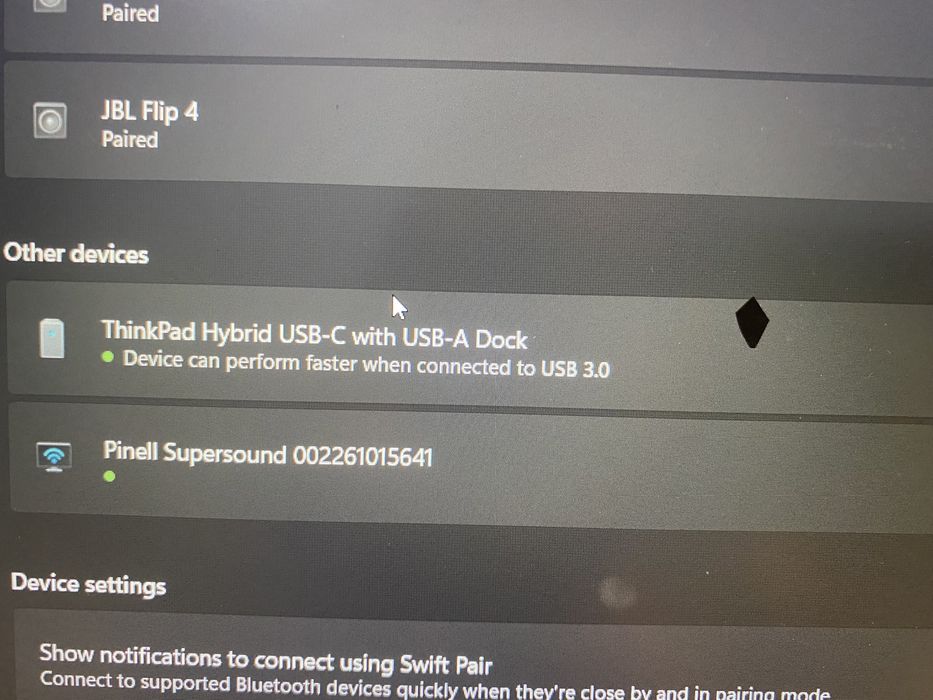 Lenovo Thinkpad Hybrid USB C system docking