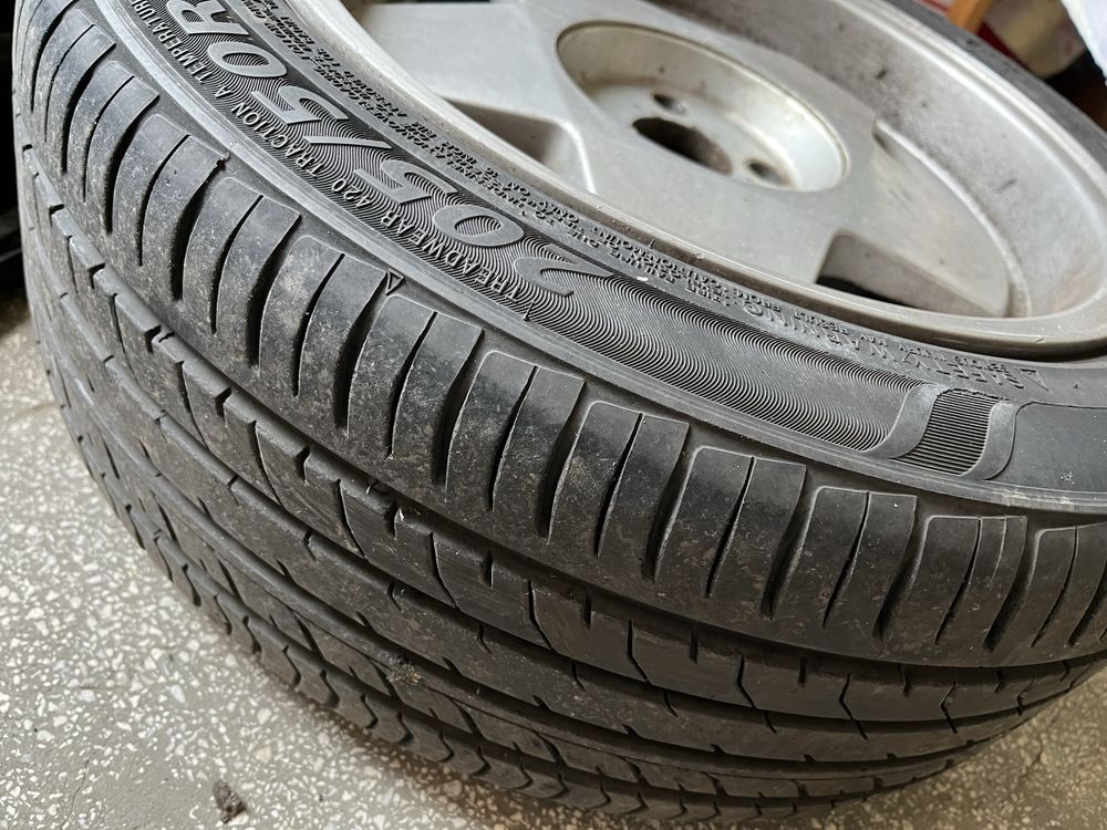 Jante rare Borbet A R16 + anvelope Davanti vara