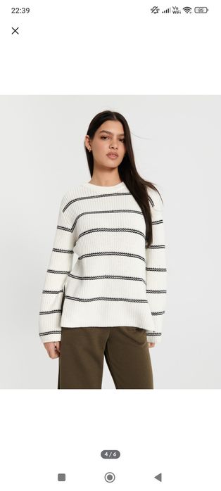 Pulover ovesized din bumbac