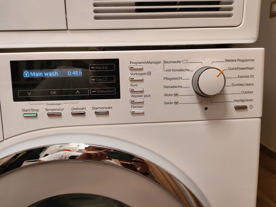 Пералня Miele WMH122WPS W1 Softsteam 9 kg 1600 rpm Twin Dos