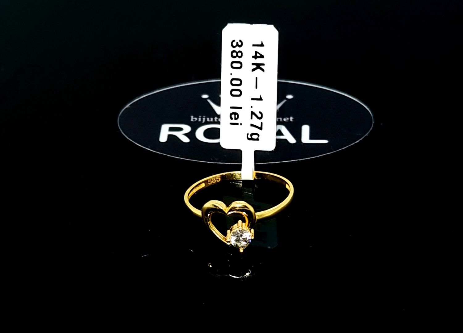 Bijuteria Royal inel din aur 14k 1.27 gr
