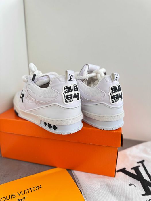 Adidasi Louis Vuitton Skate LV Full White Nou - Full Box