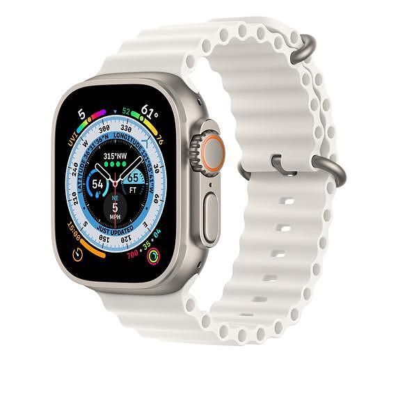 Еластомерна каишка tech protect за apple watch ultra/ ultra 2 white