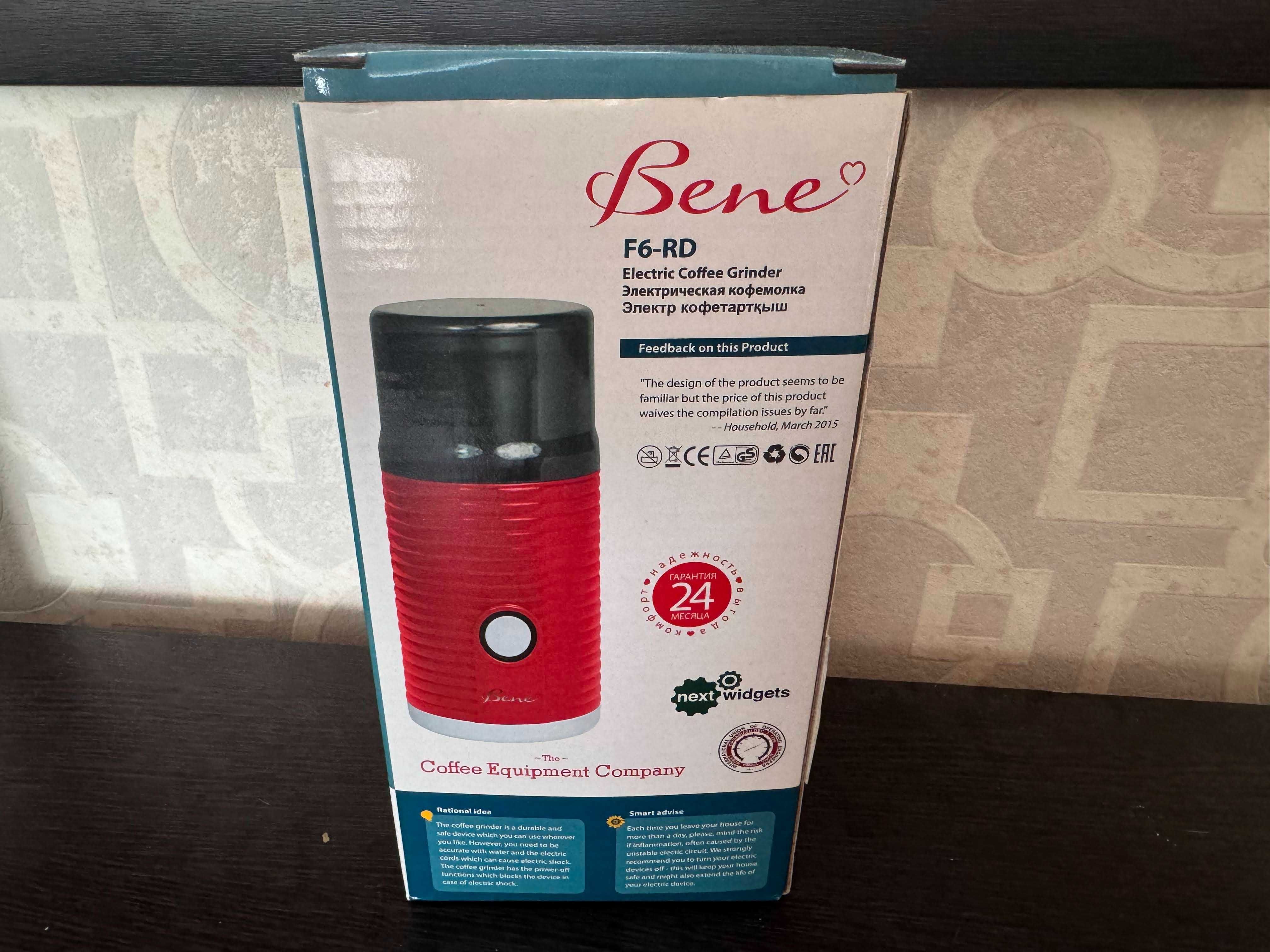 Кофемолка Bene F6-RD (180 Вт, 95 гр)