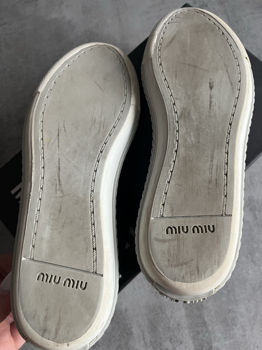 Обувки велур Miu Miu