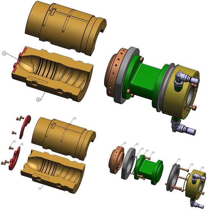 Пресс-формы для ПЭТ бутылок тар емкостей Baklashka uchun Qolip