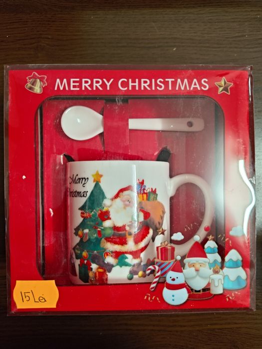 Cana cu model de Crăciun