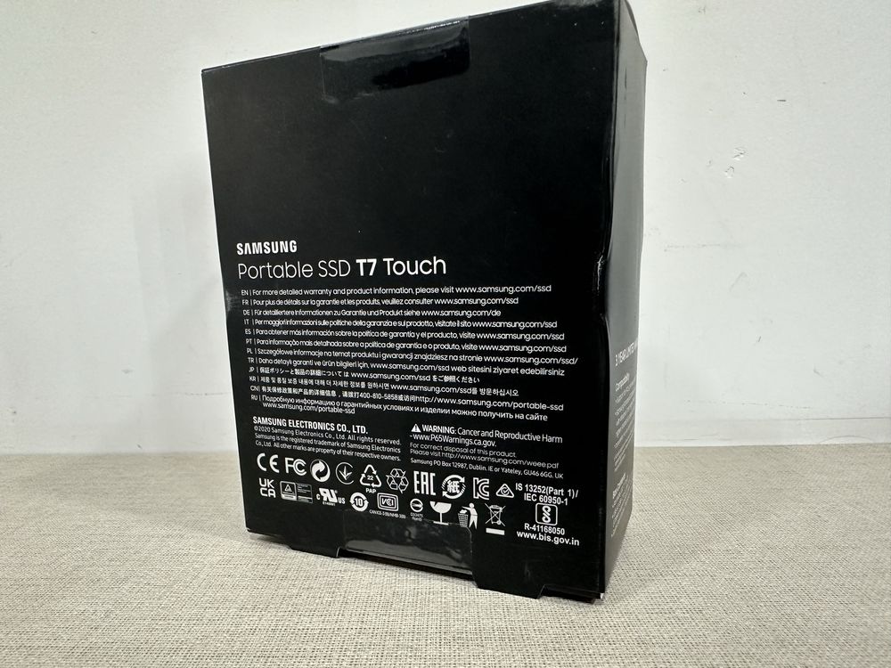 Ssd portabil Samsung T7 touch 1tb nou sigilat cu garantie