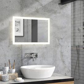 Y & d premium line огледало за баня огледало за стена led огледало бял