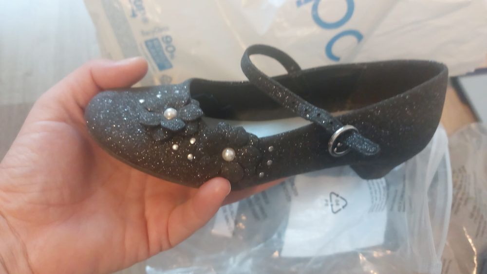 Детски официални обувки черни