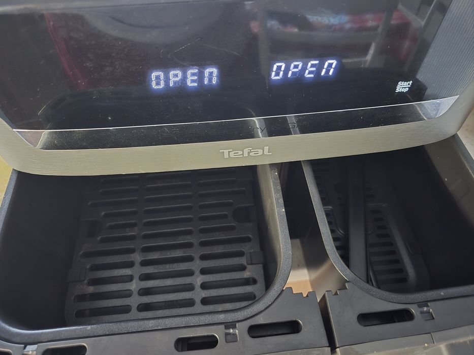 Friteuza cu aer cald Tefal Dual Easy Fry & Grill