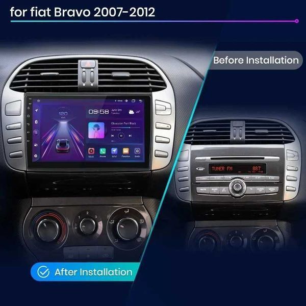 Fiat Bravo 2007 - 2012 Мултимедия Навигация Android