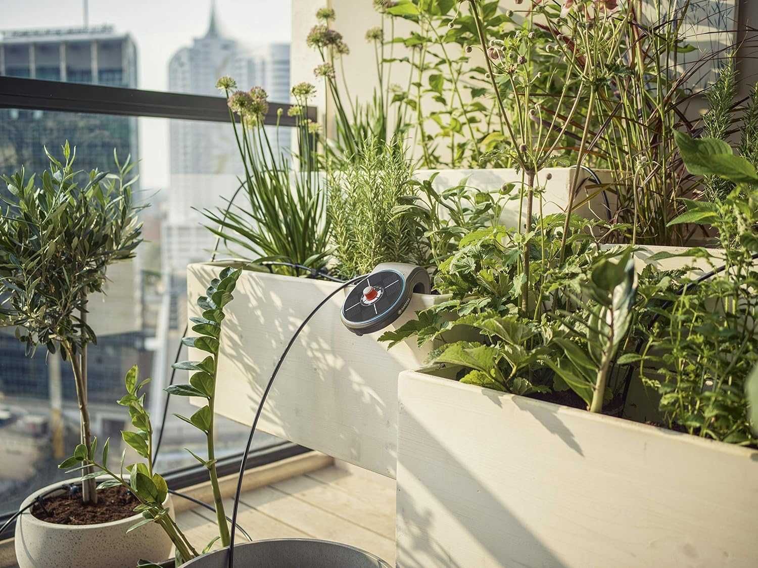 Set de irigare automata plante, balcon Gardena Solar Aquabloom