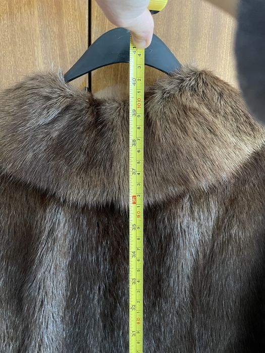 Кожено палто от мурмел