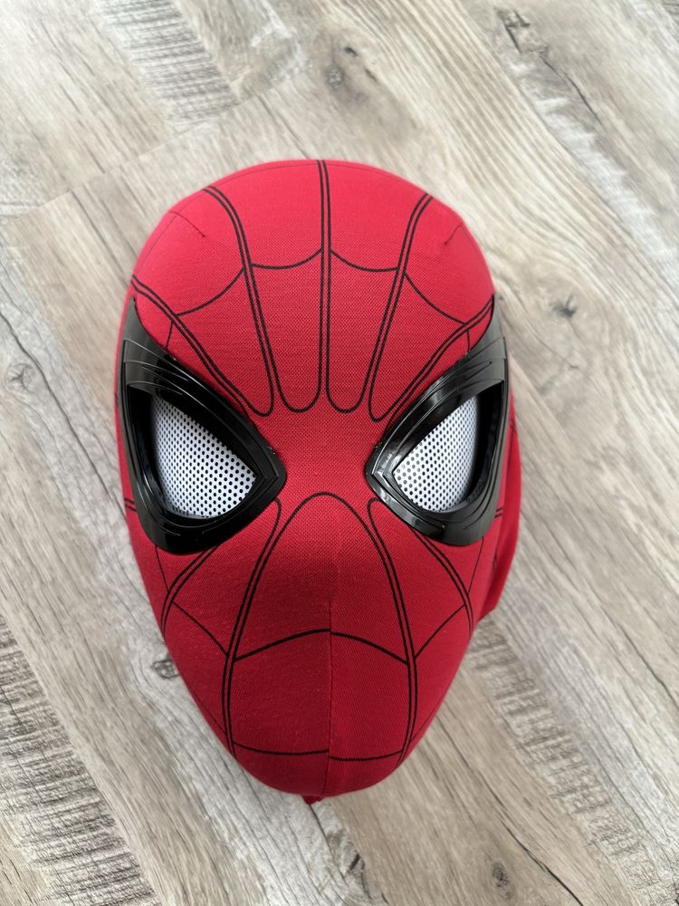 Masca Spider-man cu ochi mobili, telecomanda tip inel