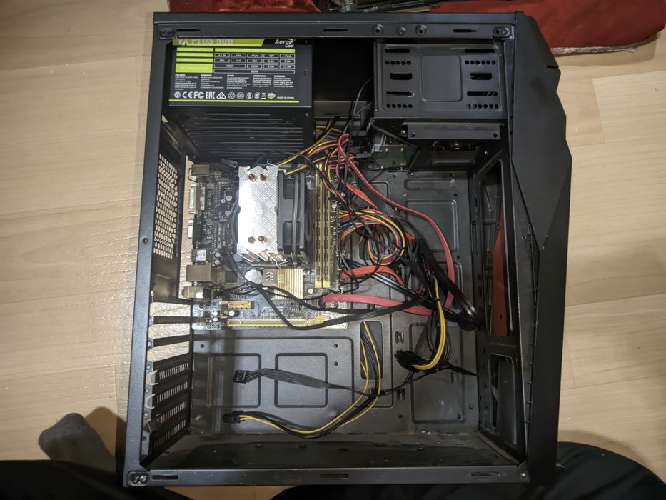 Продам комплектующие для пк i5 4460 lga 1155, aerocool vx plus 500,16g