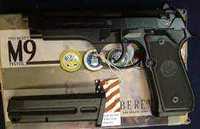 Pistol Beretta Airsoft FullMETAL=>S.U.A 4,7J Aer Comprimat FARA PERMIS