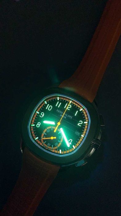patek philippe aquanaut Chrono оранжево