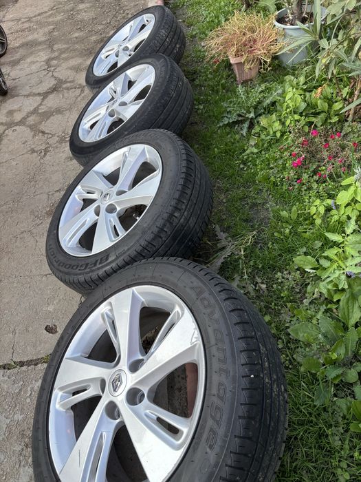 Vand Jante Originale Renault +Cauciucuri Vară:- 5 114,3 r17