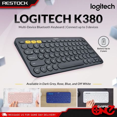 Русская Раскладка!Bluetooth/Беспроводная Клавиатура Logitech K380