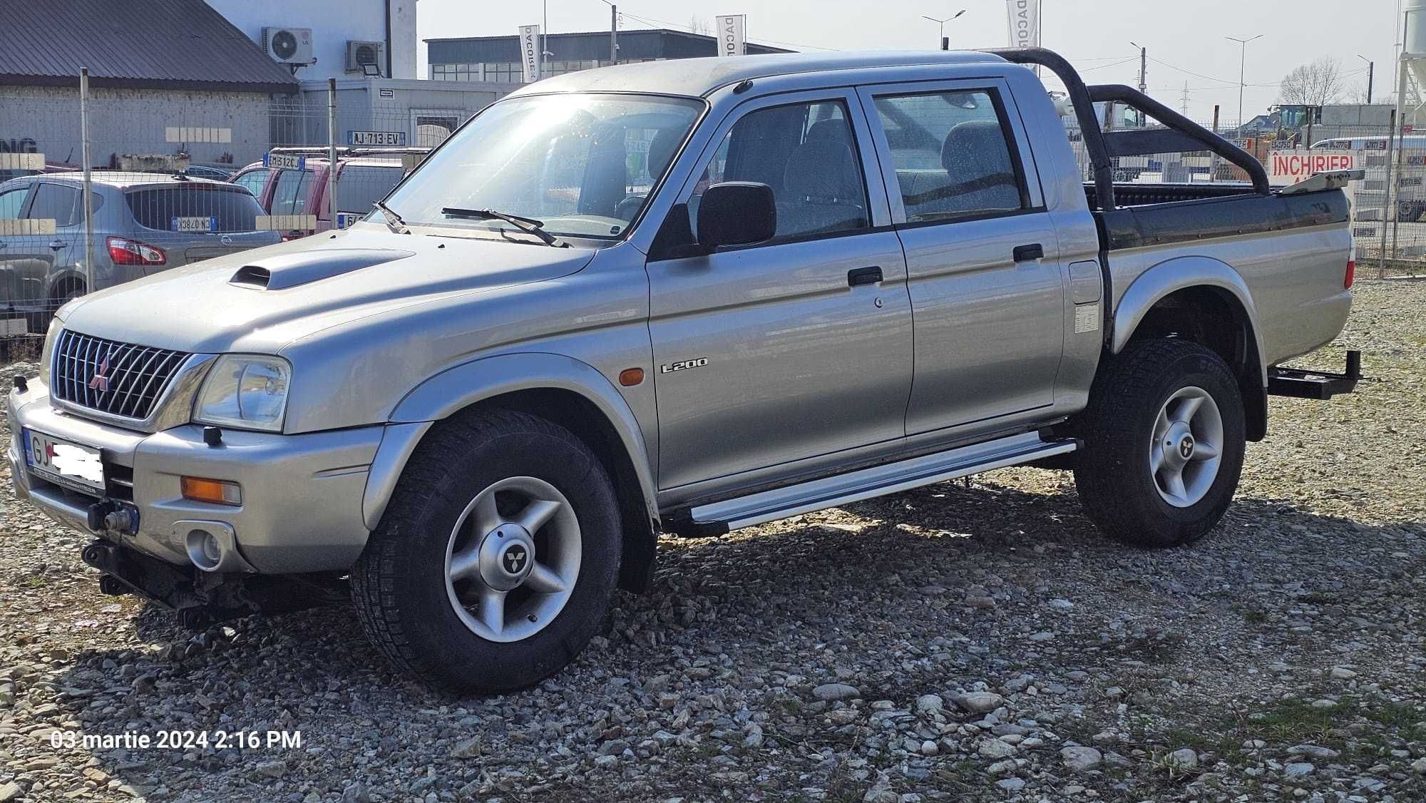 MITSUBISHI L200 cu plug de zapada si sararita