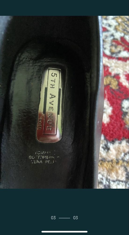Pantofi femei din piele naturala