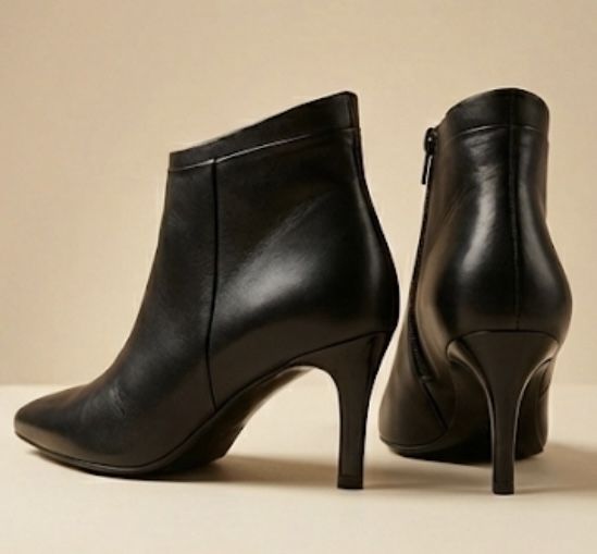 Ботильоны фирменые кожаные в отличном состоянии