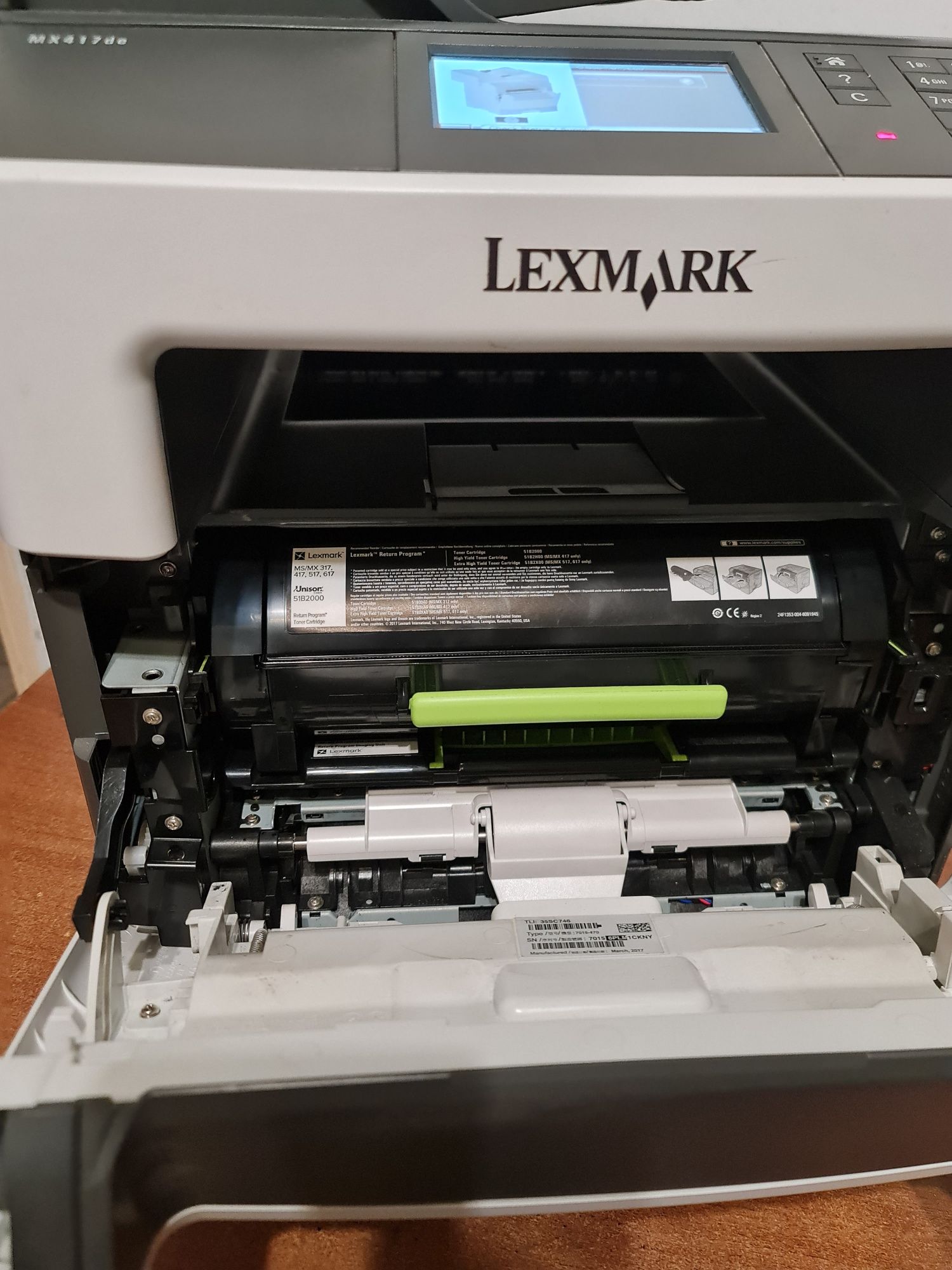 Imprimanta laser wireless Lexmark MX417de
