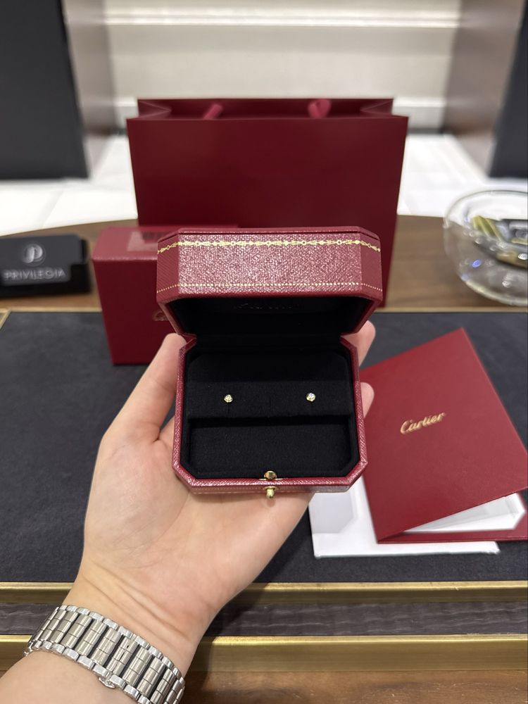 NEW Серьги Cartier d'Amour Mini Model B83012