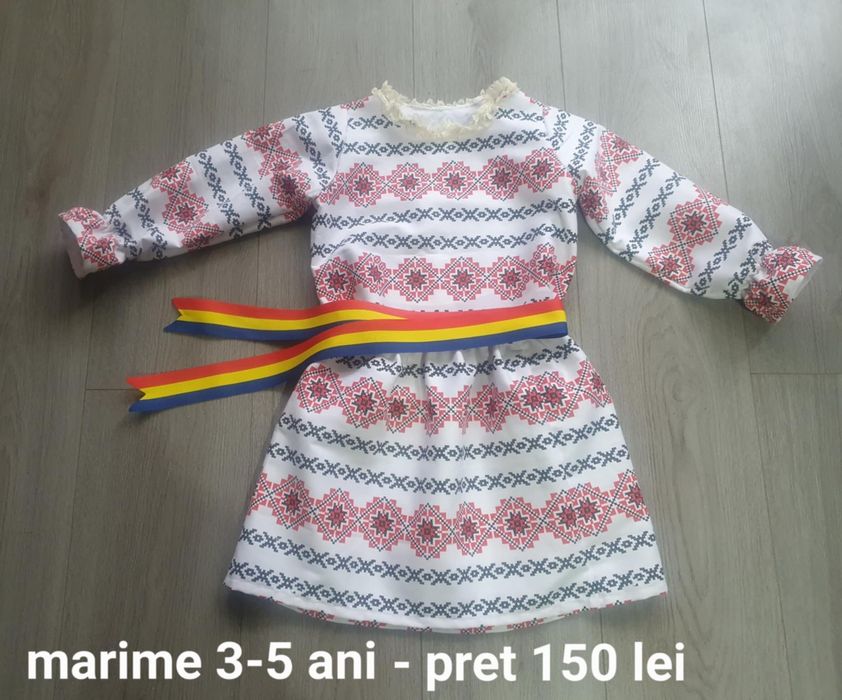 Costum popular - marimea 1 - 2 ani , 3 - 5ani