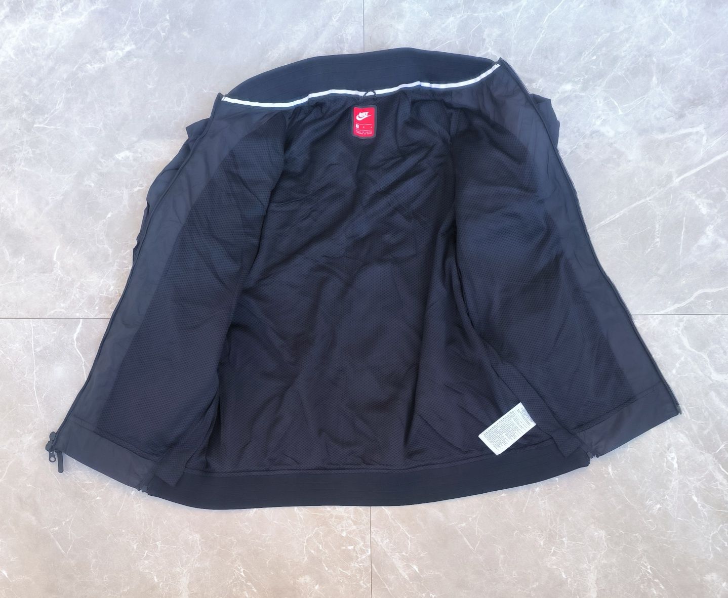 Mens Mens Nike Tech Pack Hypermesh Varsity Jacket Black Size Large 832
