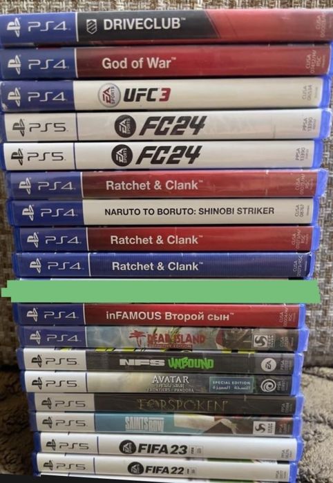 Продам диски пс 4 пс 5