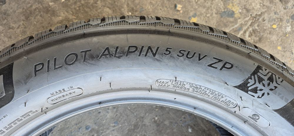 4 anvelope iarna runflat Michelin 265/50/19,dot 2022.Pret pe bucata