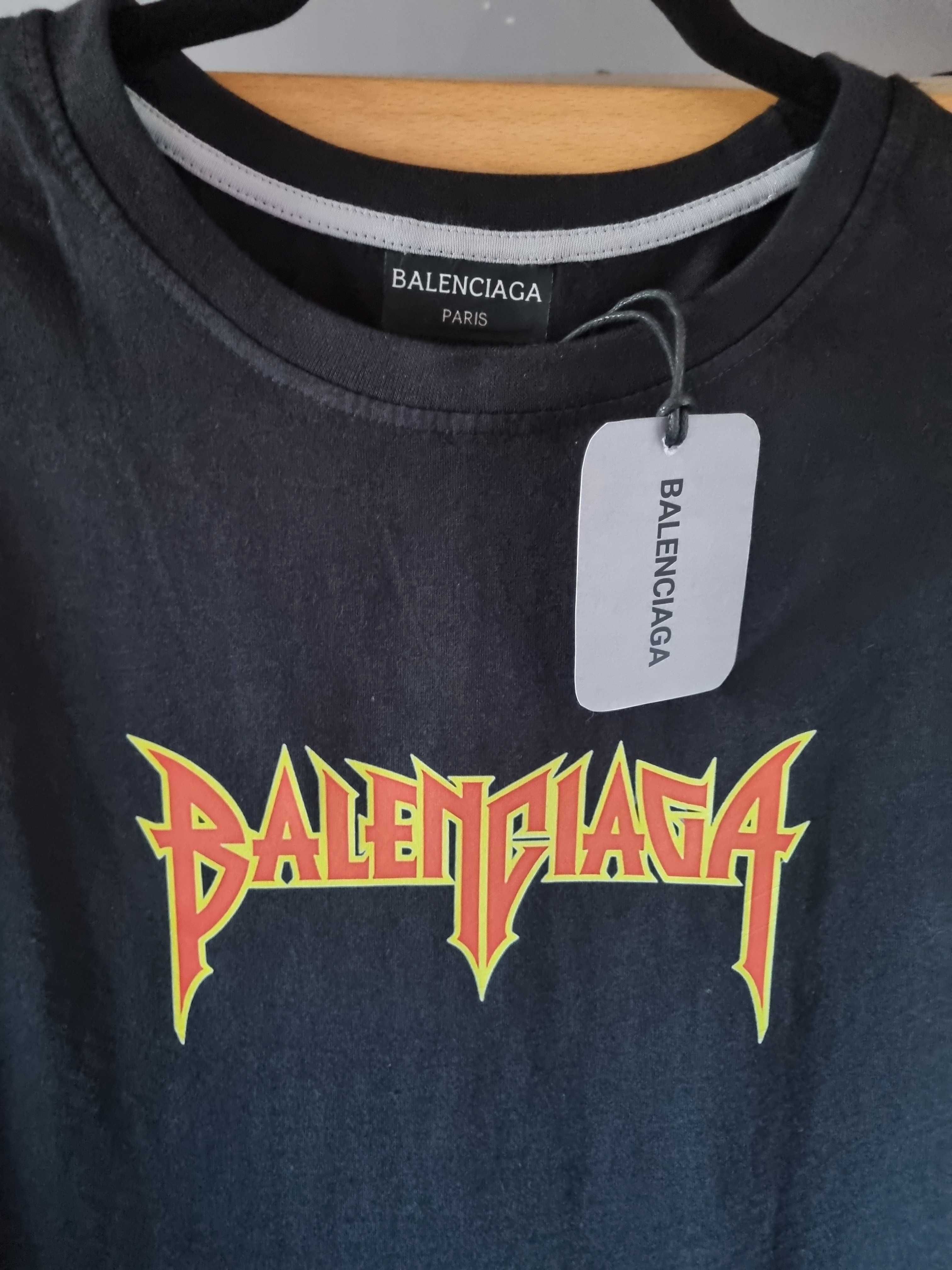 BALENCIAGA Дамска Тениска в черно