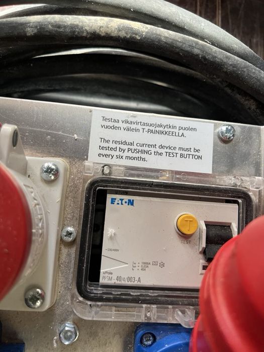 Tablou distribuție curent VOHEK TAKP 16.16V – Finlanda