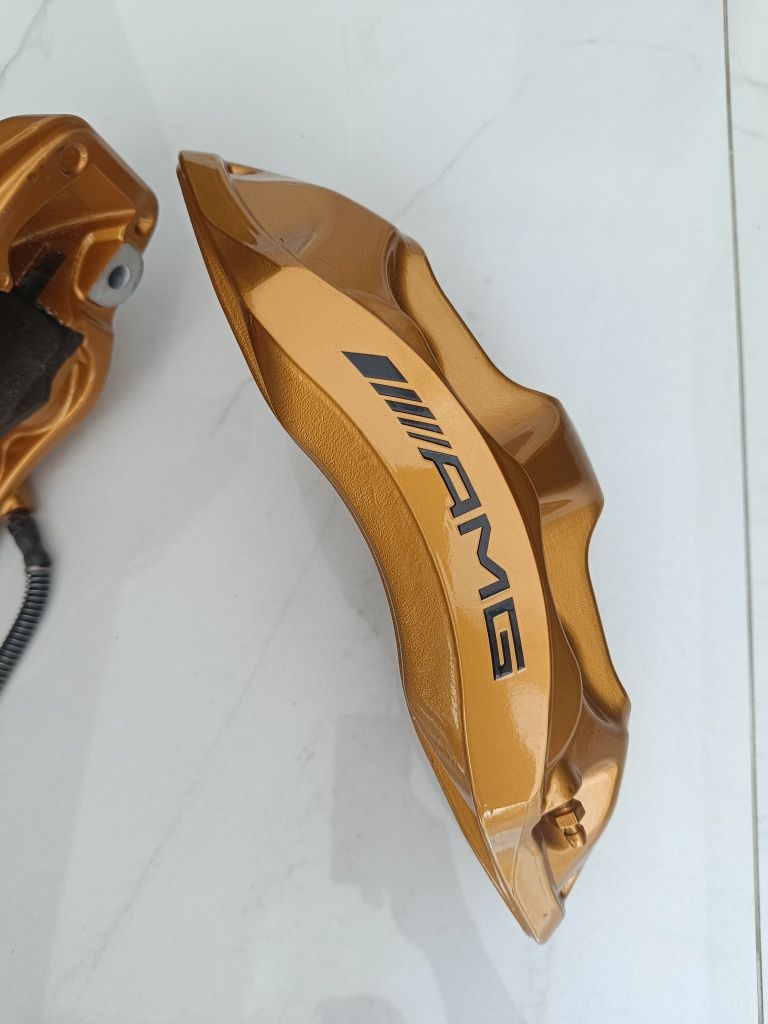 AMG спирачни апарати+дискове+накладки Mercedes w205 w222 w218 w213 166