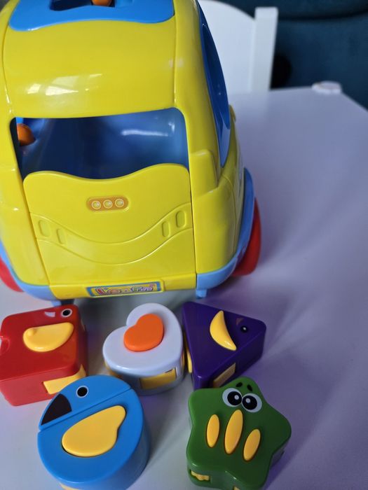 Masinuta jucarie interactiva sortare Mappy copii, bebelusi