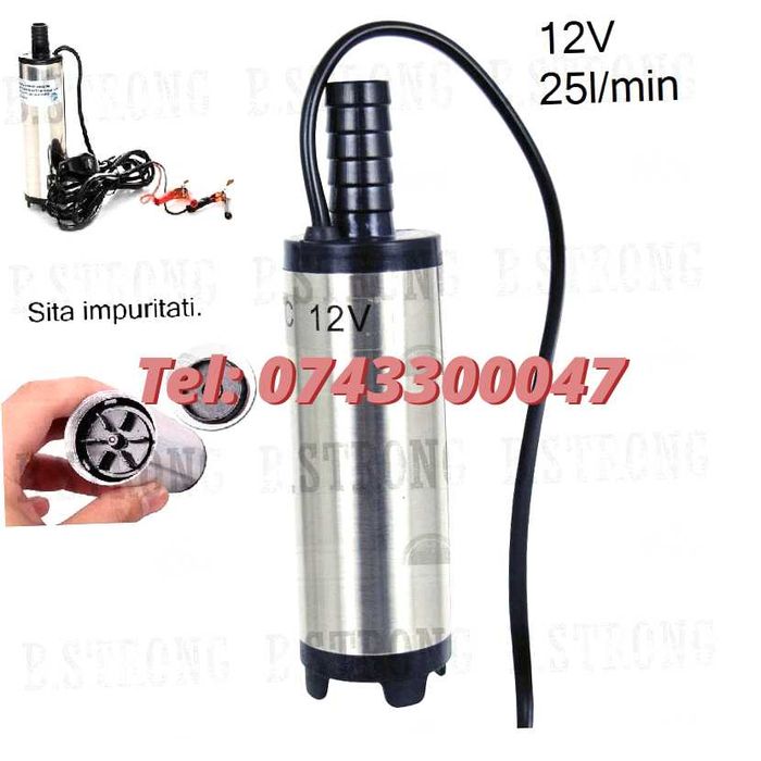 Nou Pompa De Transfer Submersibila Combustibil  Ulei  Apa  Motorin