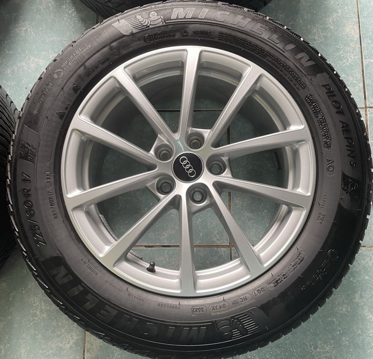 Jante aliaj R17 originale AUDI A6 C8 225/60/17 Iarna Michelin 2022