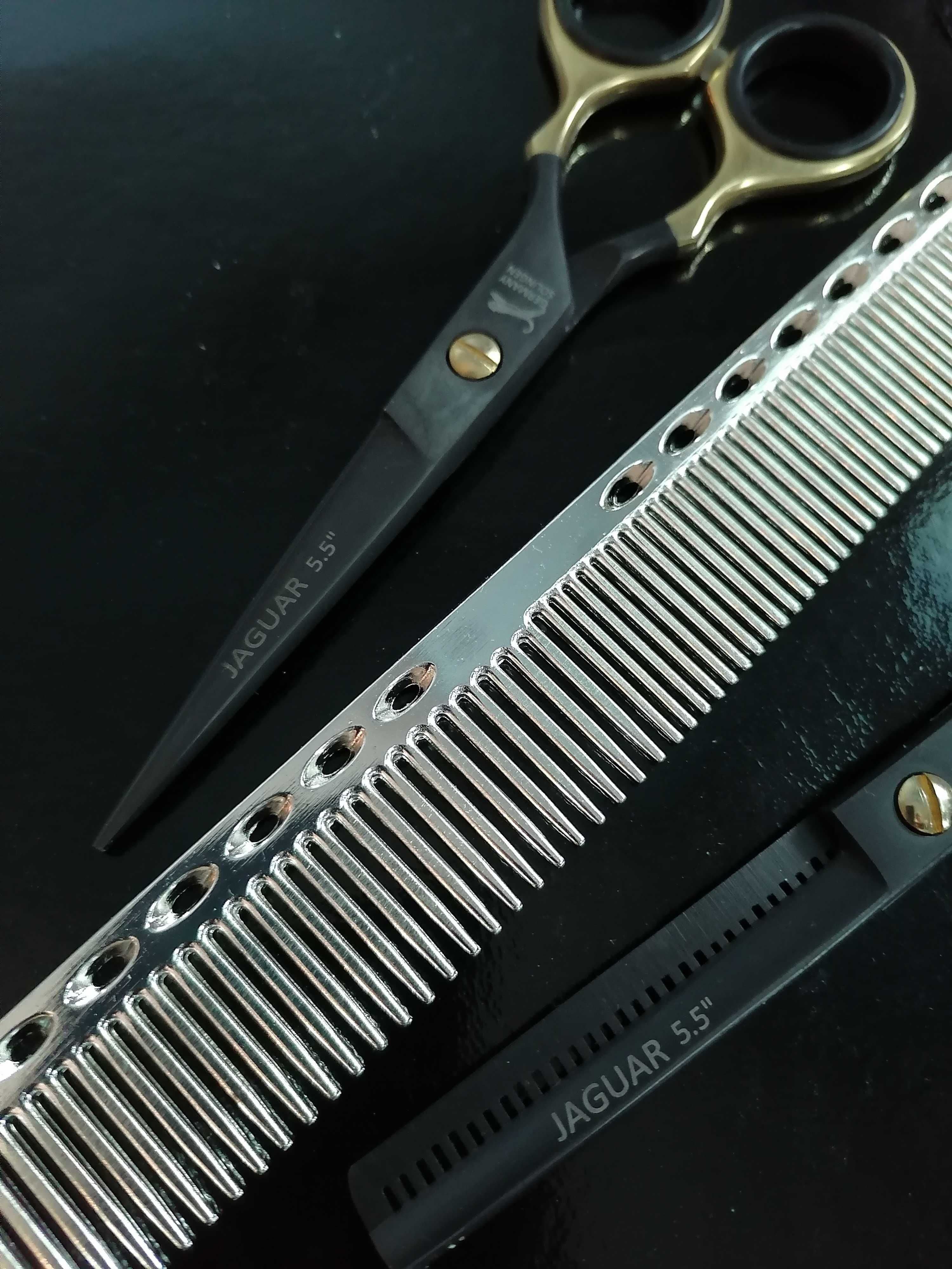 Set Foarfeci profesionale jaguar tuns filat pieptăn 5,5