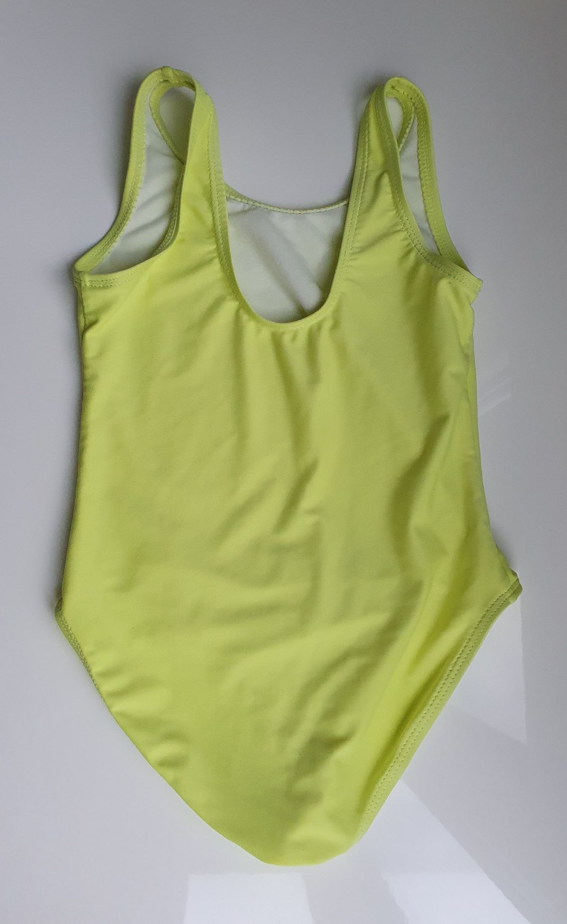 Costum de baie fetite 98/104 Decathlon verde deschis