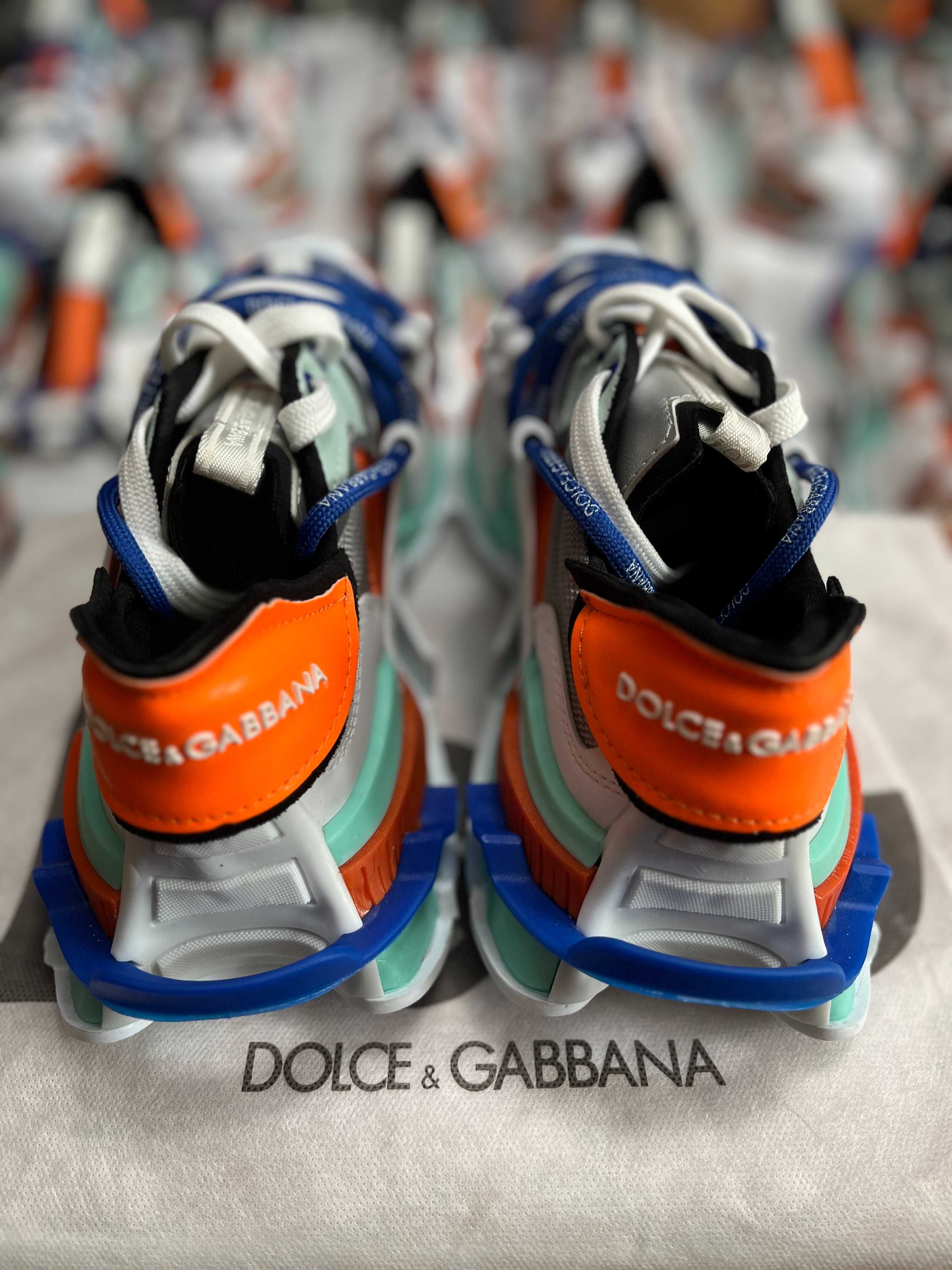 Adidasi/sneakers barbati Dolce&Gabbana Space Multicolor D&G Top Model