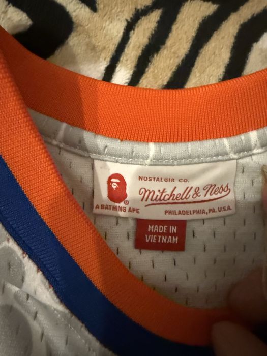 Tricou jersey new york knicks x Bape